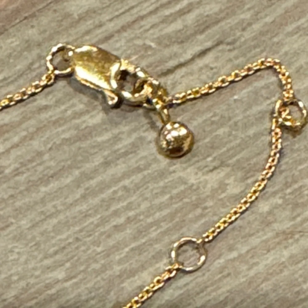MONICA VINADER 18k Gold Vermeil Aquamarine Gemstone Necklace Pendant - Picture 7 of 7